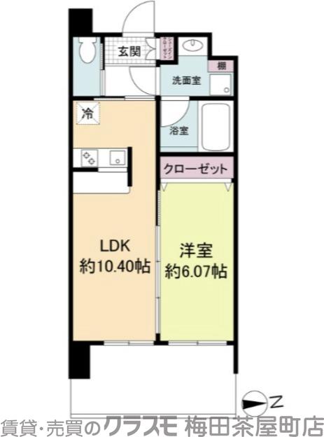 Dimus福島の間取り