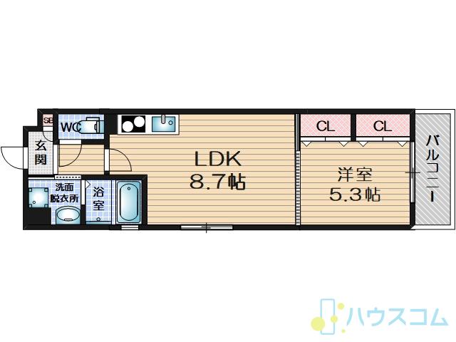 ピレーネ一津屋の間取り