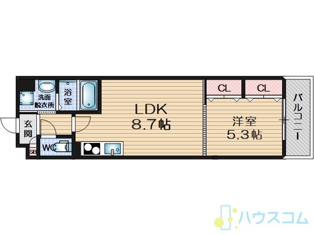 ピレーネ一津屋の間取り