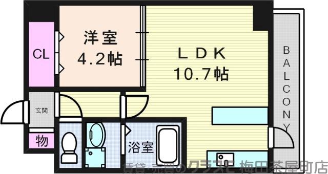 第7アローズ江坂公園の間取り
