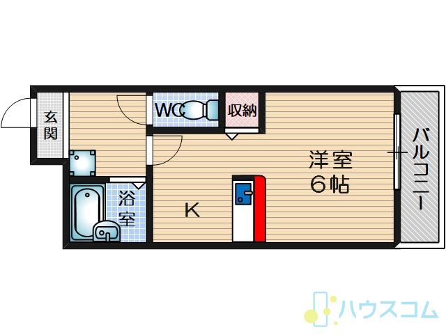 ラポール鳥飼の間取り