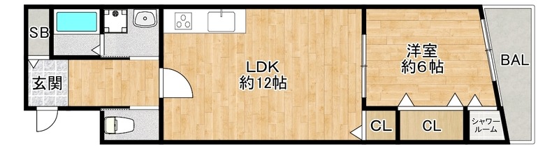 エイトフォレスト森ノ宮の間取り