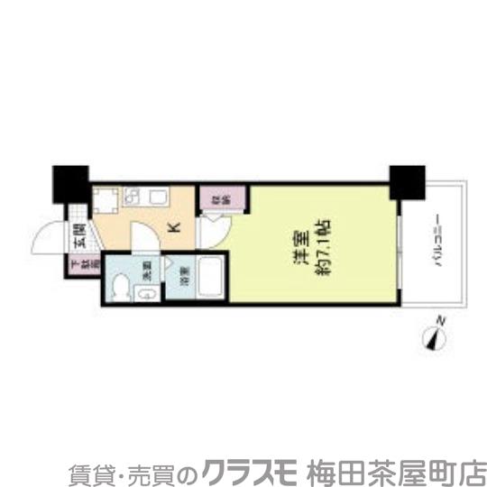 セレニテ福島カルムの間取り