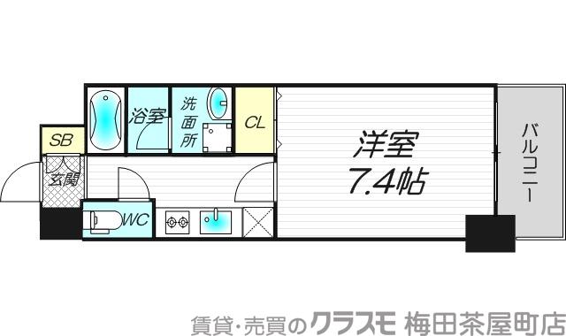 セレッソコート新大阪の間取り