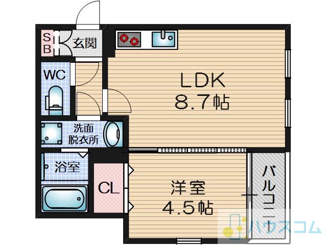 エスポアール正雀本町の間取り
