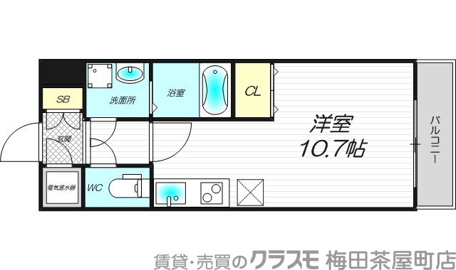 グレンパーク新大阪Ⅱの間取り