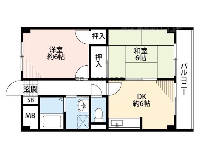 メゾンミチヨの間取り