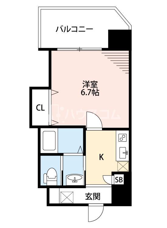 Ｌｕｘｅドーム前Ⅰの間取り