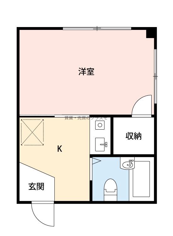 プチメゾン大正橋の間取り