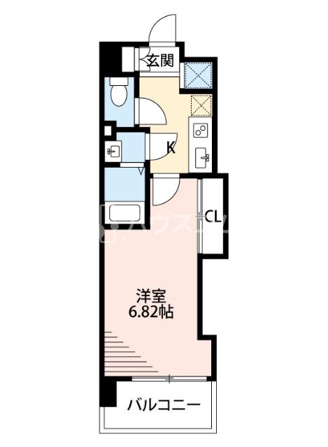 浪速西の完工年月（2019年2月）築の賃貸マンションの間取り