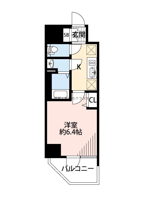 アドバンス大阪カーサの間取り
