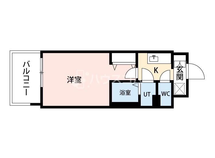 三軒家東の完工年月（2024年3月）築の賃貸マンションの間取り