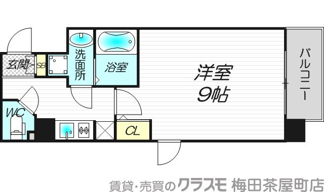 サムティ梅田IIグロウアクシスの間取り