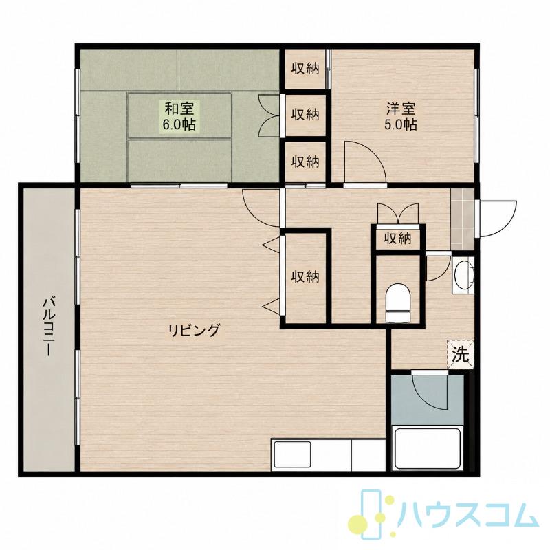 ヴァンヴェール玉川の間取り