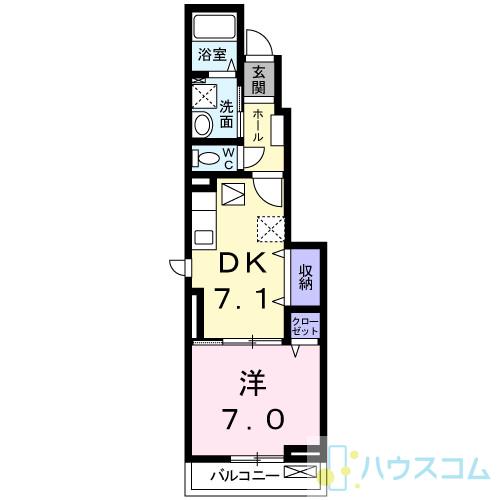 アルドール郡山の間取り