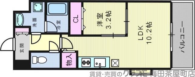垂水町の完工年月（2011年1月）築の賃貸マンションの間取り