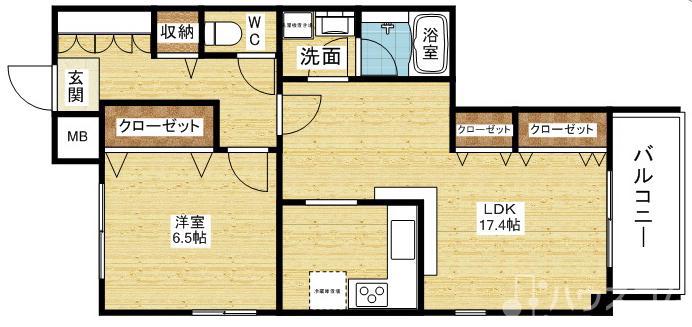アクアスイート新大阪の間取り