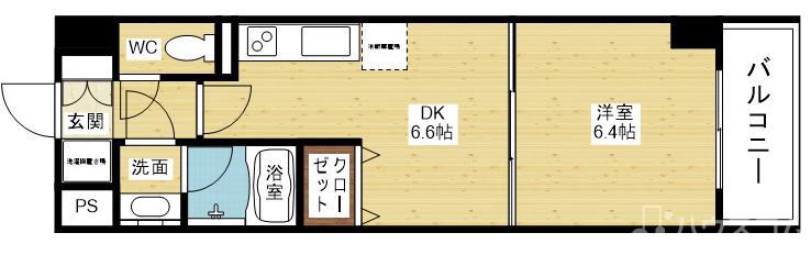Gramercy Juso-higashi 2ndの間取り