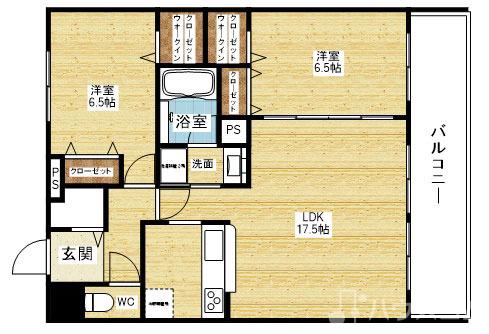セノアタワー新大阪の間取り