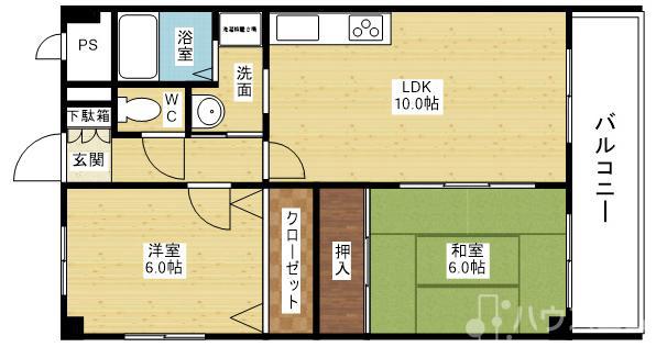 エミネンス新大阪の間取り