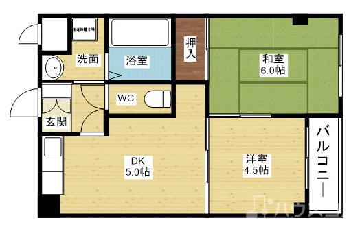 オークヒルズの間取り