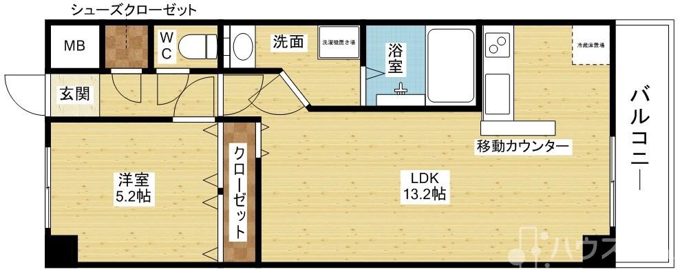 メゾンカジサンの間取り
