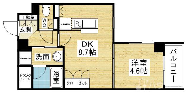 クレアール新大阪の間取り