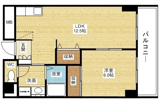 ラフィネ淀川の間取り