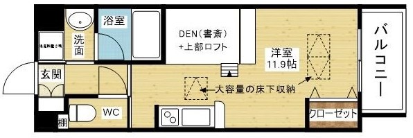 Dolce Vita 新大阪の間取り
