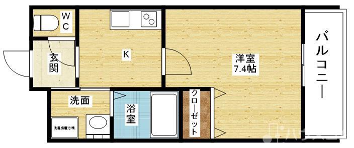 パーラム淡路の間取り