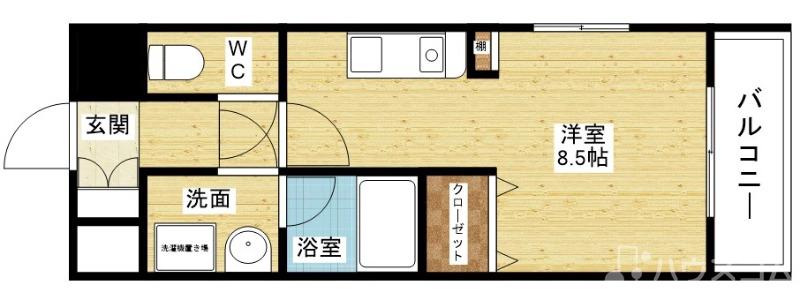 エクセレント上新17の間取り