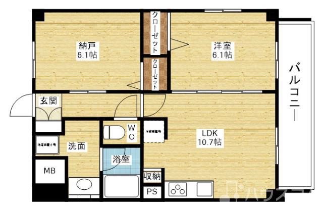 プログレッセ新大阪の間取り