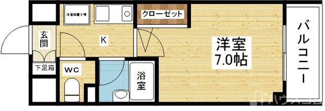 エスリード新大阪第7の間取り