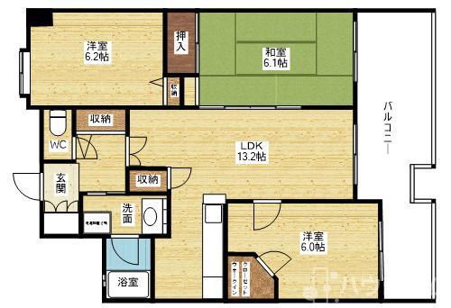 エステムコート新大阪Ⅳパークフロントの間取り