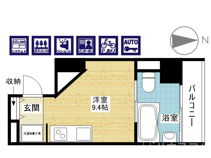是空JYUSOの間取り