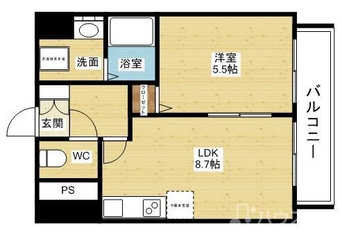 サンレムート新大阪eastⅡの間取り