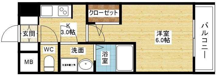 M-RESIDENCE新大阪Gａｒｄｅｎの間取り