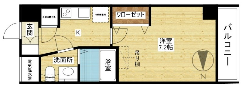 セレニテ新大阪カルムの間取り