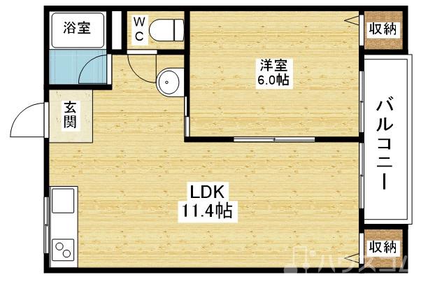 マンションなぎさの間取り