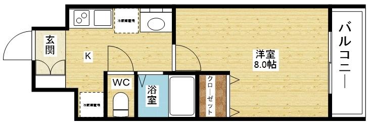 CITY SPIRE北梅田の間取り