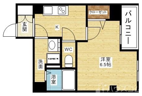 グランパシフィック木川東の間取り