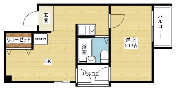 ラ・ペール一番館の間取り