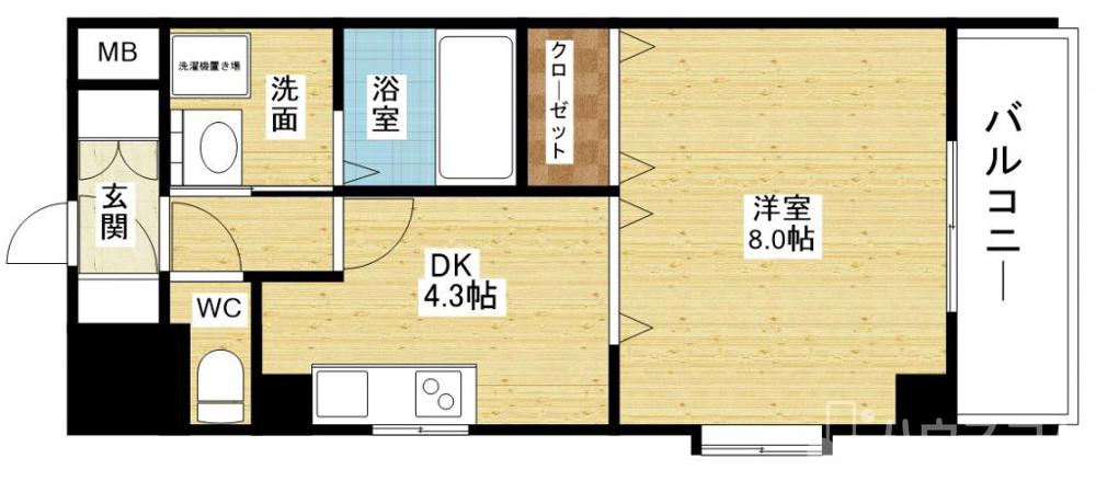サンパティークの間取り