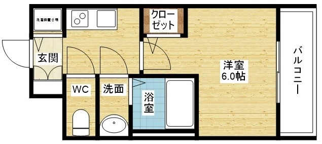 La Douceur江坂Ⅱの間取り