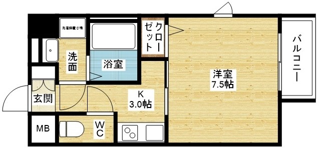 La Douceur江坂Ⅱの間取り