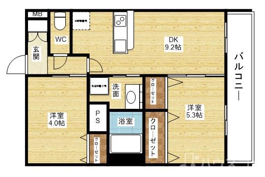 エステムコート新大阪XIIIニスタの間取り