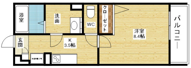 ラパンジール加島の間取り