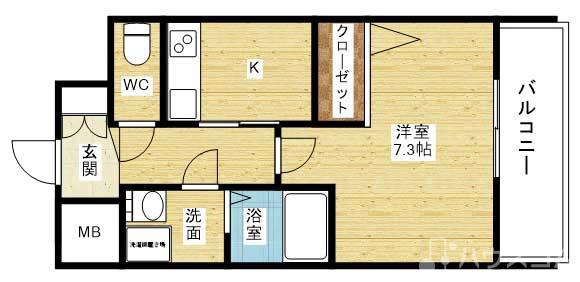 S-FORT新大阪Eastの間取り