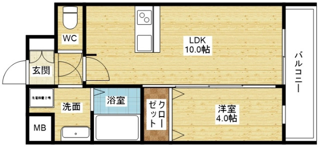 プレサンス新大阪イオリアの間取り