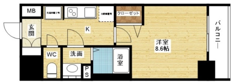 PHOENIX新大阪の間取り
